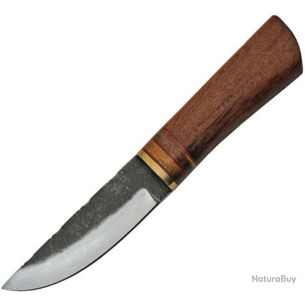 Hunter Wood Couteau avec Etui Bois Marron