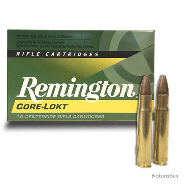 Munitions REMINGTON calibre 35 Whelen Core-Lokt PSP 200gr x20