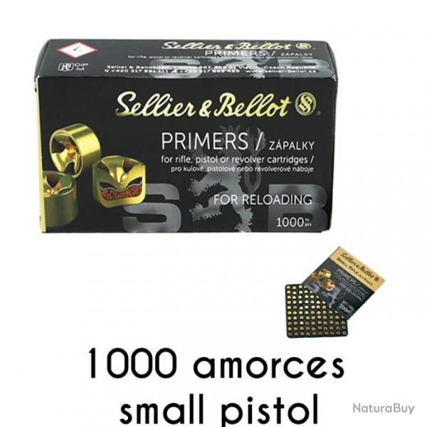 Amorces small pistol sellier et bellot 4.4 boite de 1000 