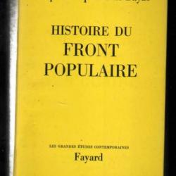 histoire du front populaire de jacques delperrié de bayac