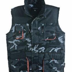 Veste camo 2XL-Gilet pour Homme Taille 2XL Camouflage/Gris/Noir