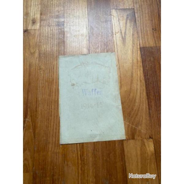 Document allemand ww2 waffen