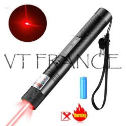 Pointeur Stylo Laser Rechargeable, Couleur: Rouge Red