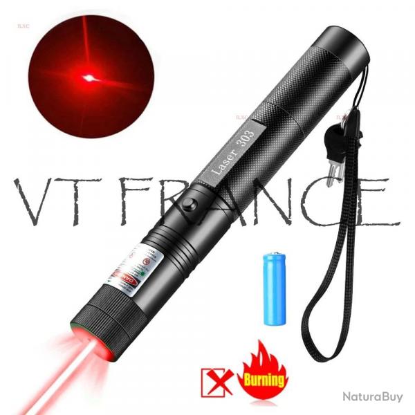 Pointeur Stylo Laser Rechargeable, Couleur: Rouge Red