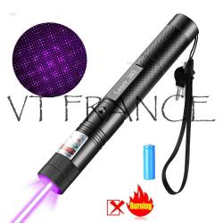Pointeur Stylo Laser Rechargeable, Couleur: Violet