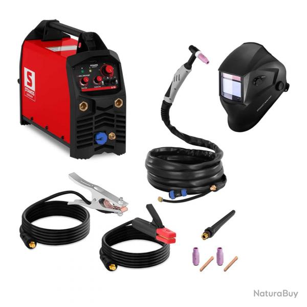 Set poste  souder TIG et masque de soudure - 200 A - IGBT 14_0006988
