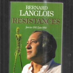Résistances (Janvier 1983-juin 1986) de bernard langlois antenne 2,