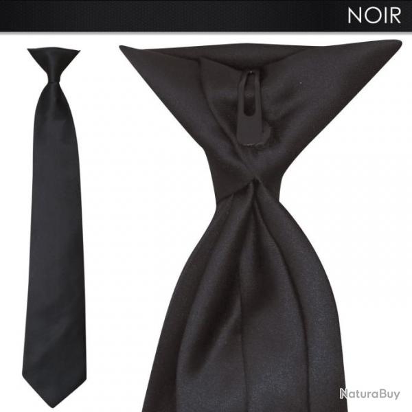 Cravate  clip Noir