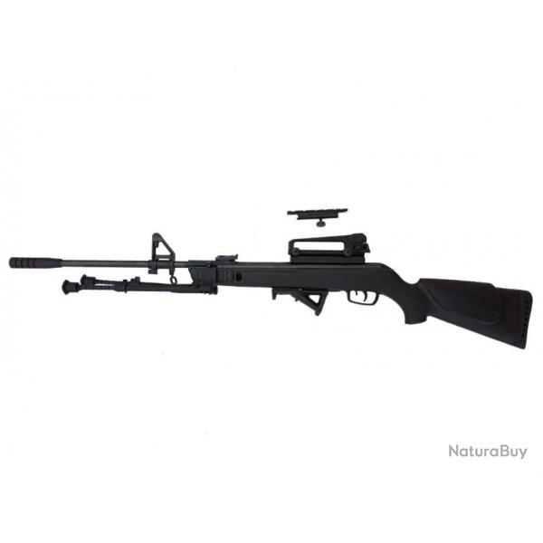 Carabine Gamo SHADOW 1000 AR15M16-TACTICAL + BIPIED INSTALLE Cal.5,5 mm 19,9 joules
