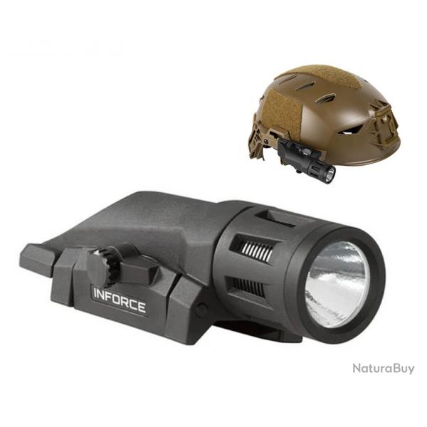 Lampe tactique pour casque INFORCE HML couleur noire