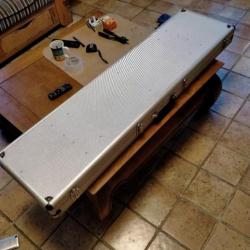 Malette en aluminium pour 2 armes longues