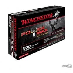 Lot de 2 boites neuves Winchester Power Max Bonded 300 win mag 180 gr