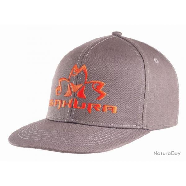 Casquette Sakura Grise Flat Visor