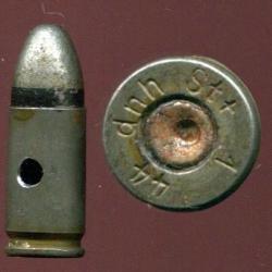 9 mm Parabellum Allemangne 39-45 - balle SE grise - étui acier laqué - pour P38, P08, MP40