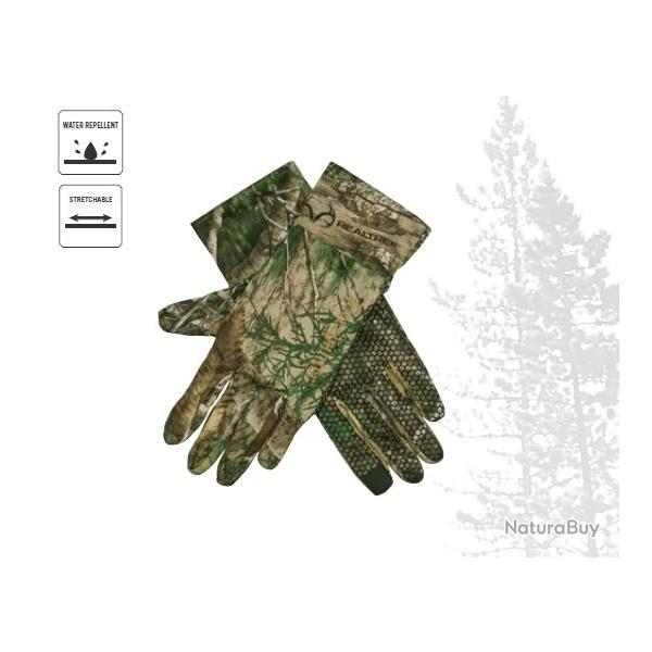 DEERHUNTER GANTS APPROACH AVEC POIGNEE EN SILICONE 62- REALTREE ADAPT CAMOUFLAGE M/L