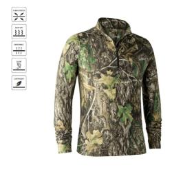 DEERHUNTER T-SHIRT APPROAC AVEC MANCHES LONGUES SMALL 62- REALTREE ADAPT CAMOUFLAGE