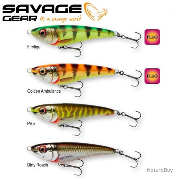 DESTOCKAGE ! Leurre Savage Gear Freestyler V2 Slow Sink 16cm 85g Golden Ambulance
