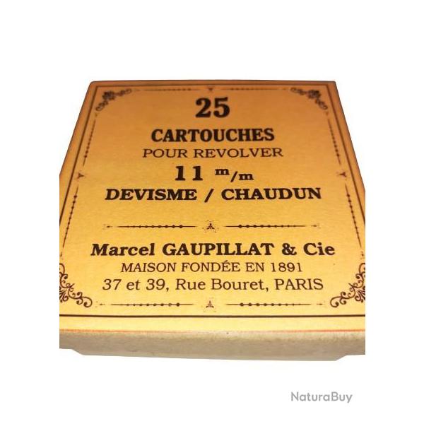 11 mm Devisme - Chaudun: Reproduction boite cartouches (vide) GA 10261609