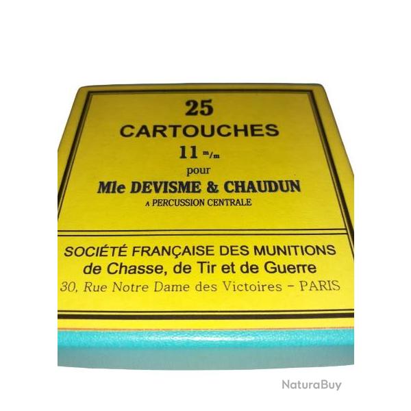 11 mm Devisme - Chaudun: Reproduction boite cartouches (vide) SFM 10261636
