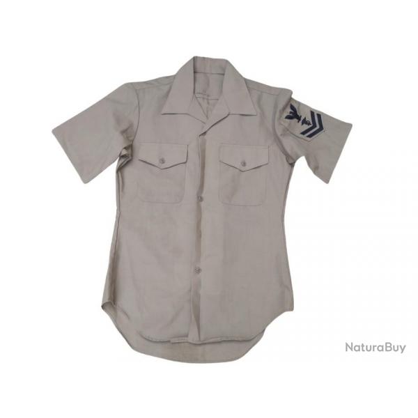 Chemise manche courte d'un caporal de l'arme amricaine - Taille S civile franaise