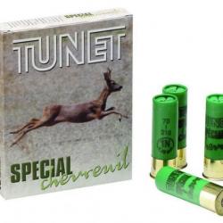 Cartouches/munitions Tunet Traditionnelles CHASSE Duo Chevreuil Cal. 12 Plombs N° 1 - 2 Nickelé