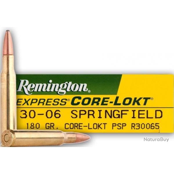 1 CARTON DE 10 BOITES DE 20 MUNITIONS calibre 30-06 180GR PSP