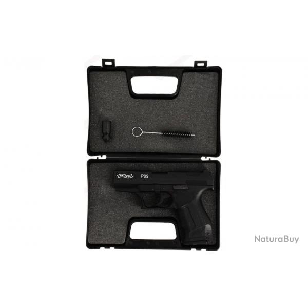 PACK Pistolet Walther P99 Noir Umarex 9mm PAK + 50 cartouches  blanc Titan 9mm PAK 