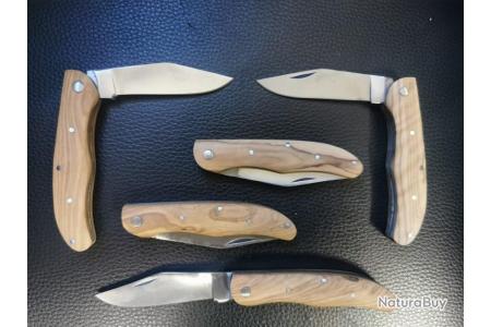 Lot de 5 couteaux manche bois