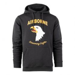 Sweat à capuche 101st Airborne Eagle - Gris foncé