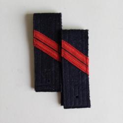 (S1) pattes d'épaule insigne en tissu grade sapeur pompier troupe