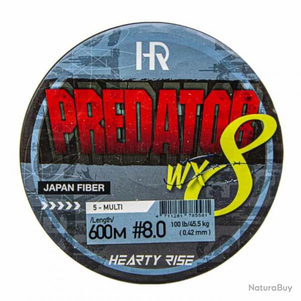 Tresse Hearty Rise Predator WX8 100lb 600m