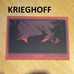 catalogue KRIEGHOFF reproduction de 1920 - VENDU PAR JEPERCUTE (D23A265)