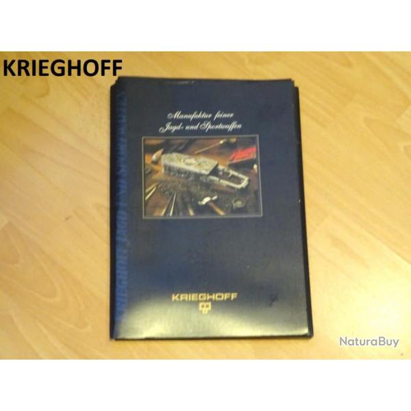 DOSSIER de 3 catalogues + CD fusils KRIEGHOFF - VENDU PAR JEPERCUTE (D23A266)