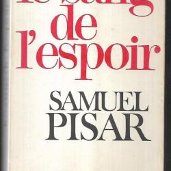 le sang de l'espoir par samuel pisar