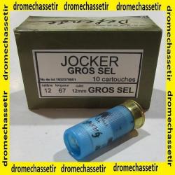 lot 3 boites de 10 cartouches Joker, cal 12/67 gros sel