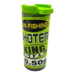 Recharge plomb Shoter King Size Fun Fishing 0.5