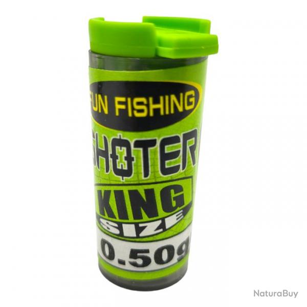 Recharge plomb Shoter King Size Fun Fishing 0.5