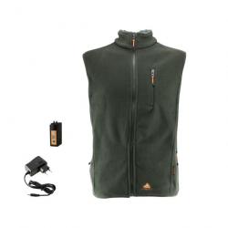 Gilet Polaire Chauffant FIRE FLEECE vert