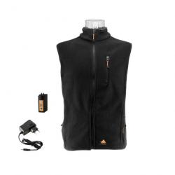 Gilet Polaire Chauffant FIRE FLEECE noir