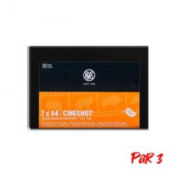 Cartouches RWS Cinetir - Cal.7x64 - 9 g / 139 gr / Par 3
