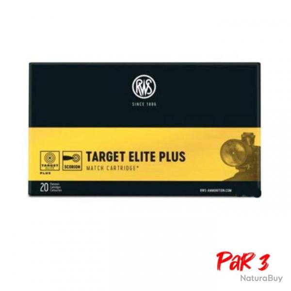 Balles RWS Creed Target Elite Plus - Cal. 6.5x55 SE - 143 gr / 9.3 g / Par 3