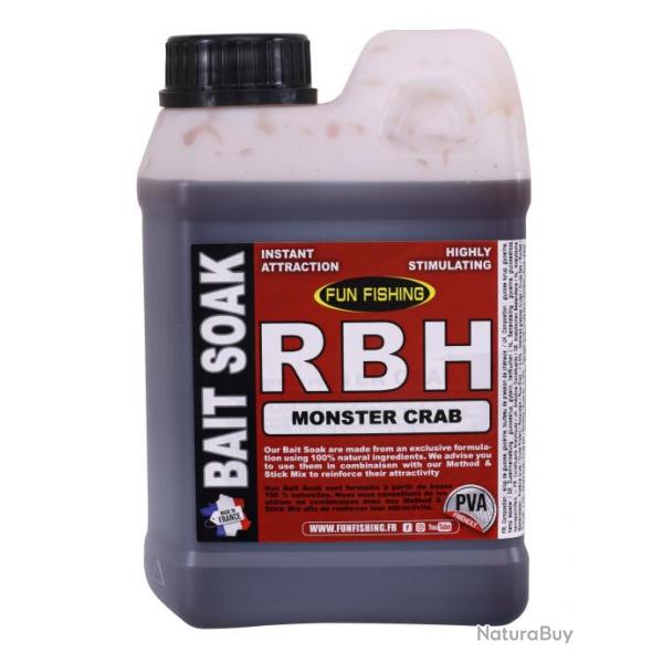 Additif Liquide Fun Fishing RBH Bait Soak System 1L Monster Crab