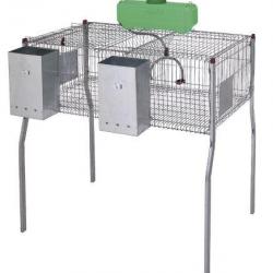 Cage pour lapins GAMMA 2 -plancher metal