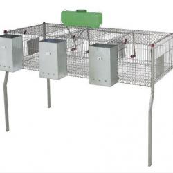 Cage pour lapins GAMMA 3 - plancher metal