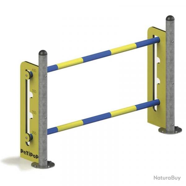 Saut de barrire en hauteur srie Agility pour chiens