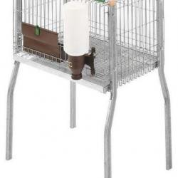 Cage hamster 1 compartiment avec pieds