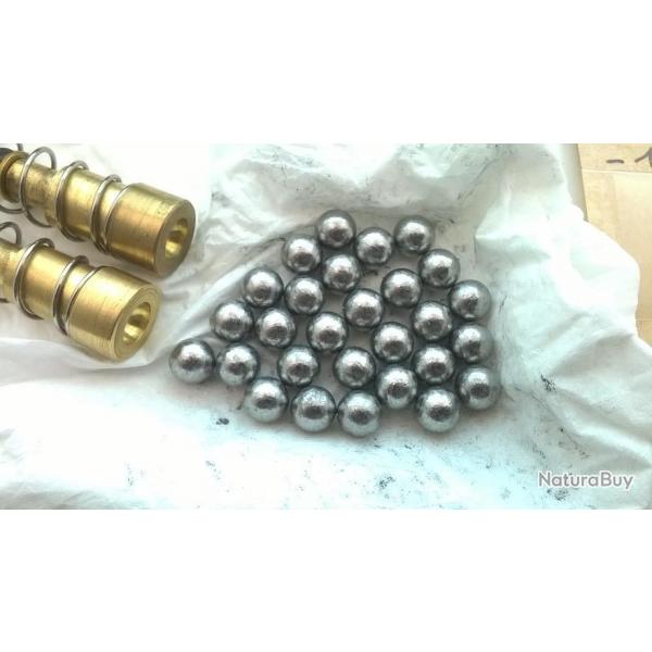 300 Balles ronde Calibre 36 (0.375 inch) roules graphites
