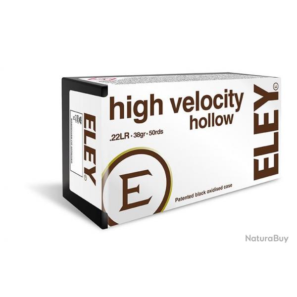 50 Cartouches ELEY High Velocity HP 22 LR