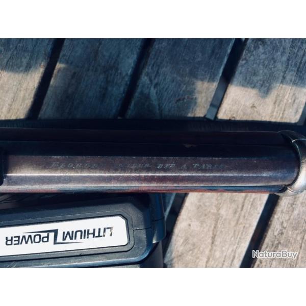 RARE  FUSIL  DE  FABRICATION  FLOBERT  MARQUAGE FLOBERT  CANON ET  CULASSE . CAL 9MM