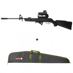 PACK carabine SHADOW 100055 AR15M16 GAMO + HOLOGRAPHIQUE 552 + Bipied Installée Cal.5,5 mm 19,9 joul